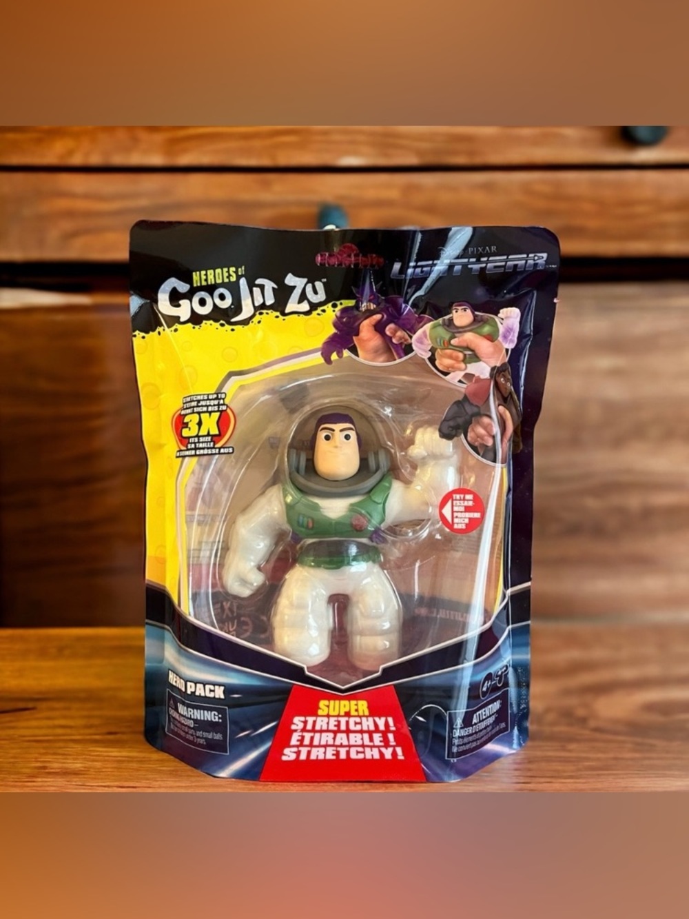 NEW Disney Pixar Heroes of Goo Jit Zu Buzz Lightyear Squishy Figurine Toy Story